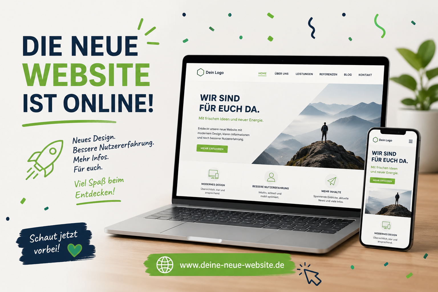 Die neue Website ist Online