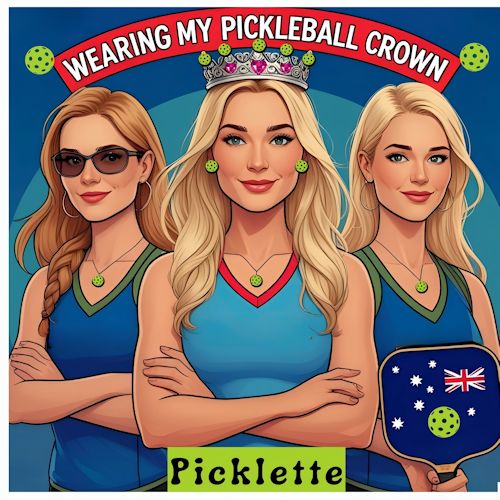 Picklette - Wearing My Pickleball Crown